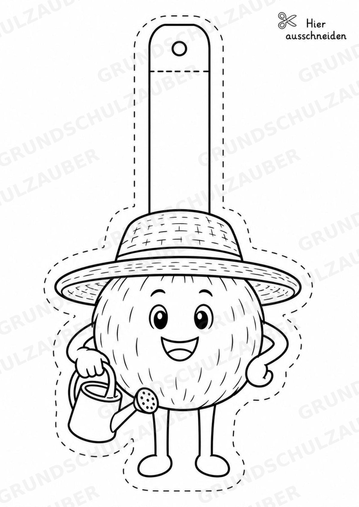 Kokosnuss – Fensterdeko – Basteln – Ausmalbild – Ausschneiden – 15 Vorlagen – Materialseite 4