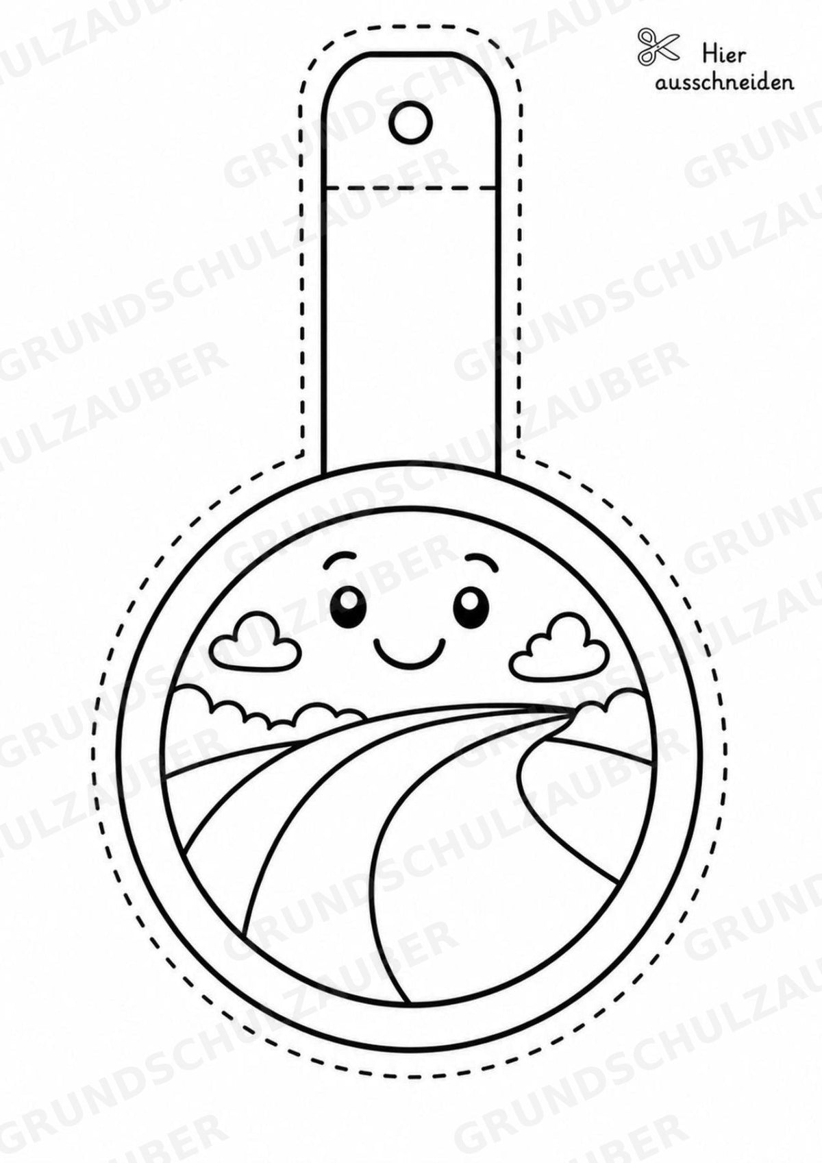 Leichtathletik – Fensterdeko – Basteln – Ausmalbild – Ausschneiden – 15 Vorlagen – Materialseite 3