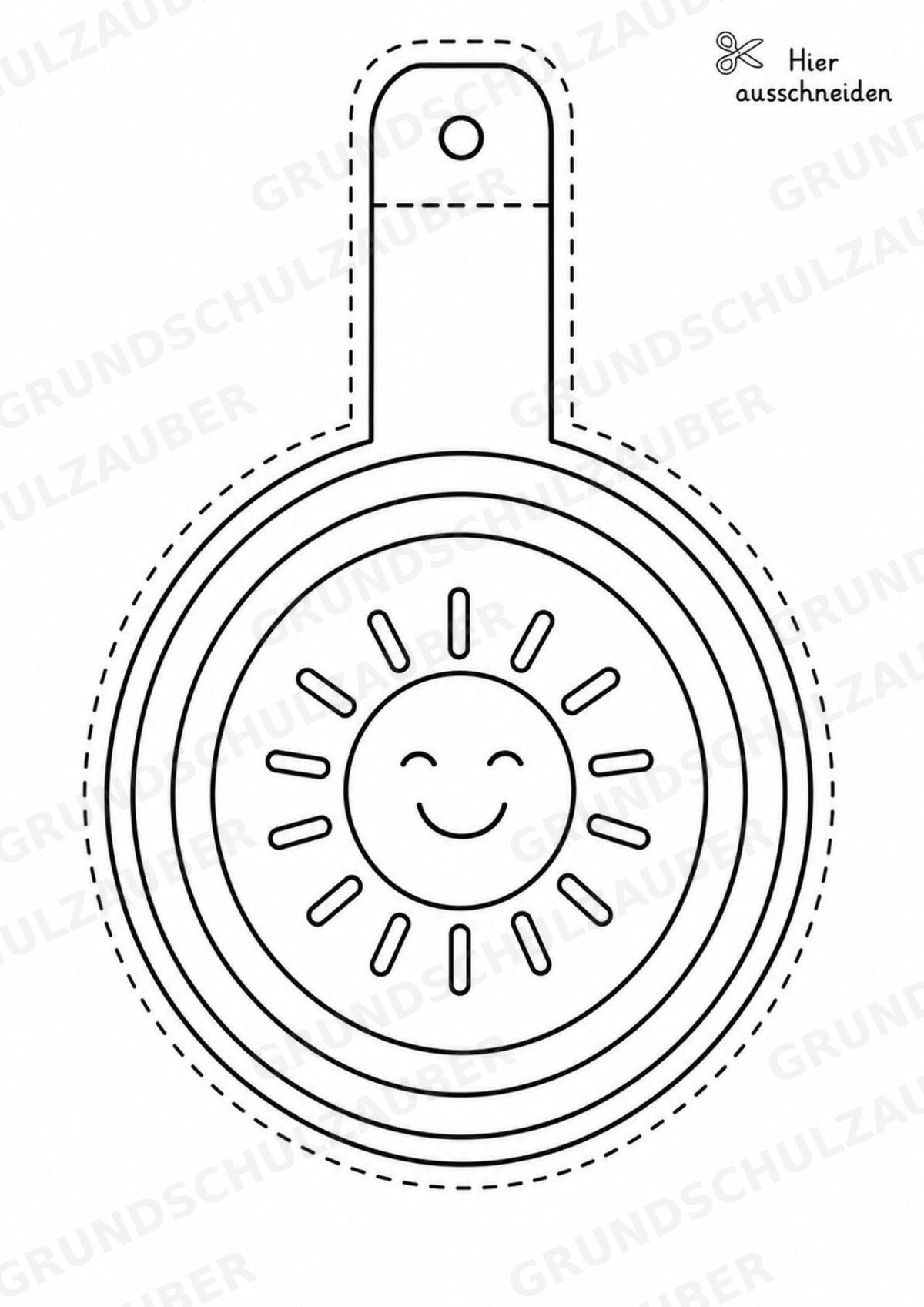 Leichtathletik – Fensterdeko – Basteln – Ausmalbild – Ausschneiden – 15 Vorlagen – Materialseite 7