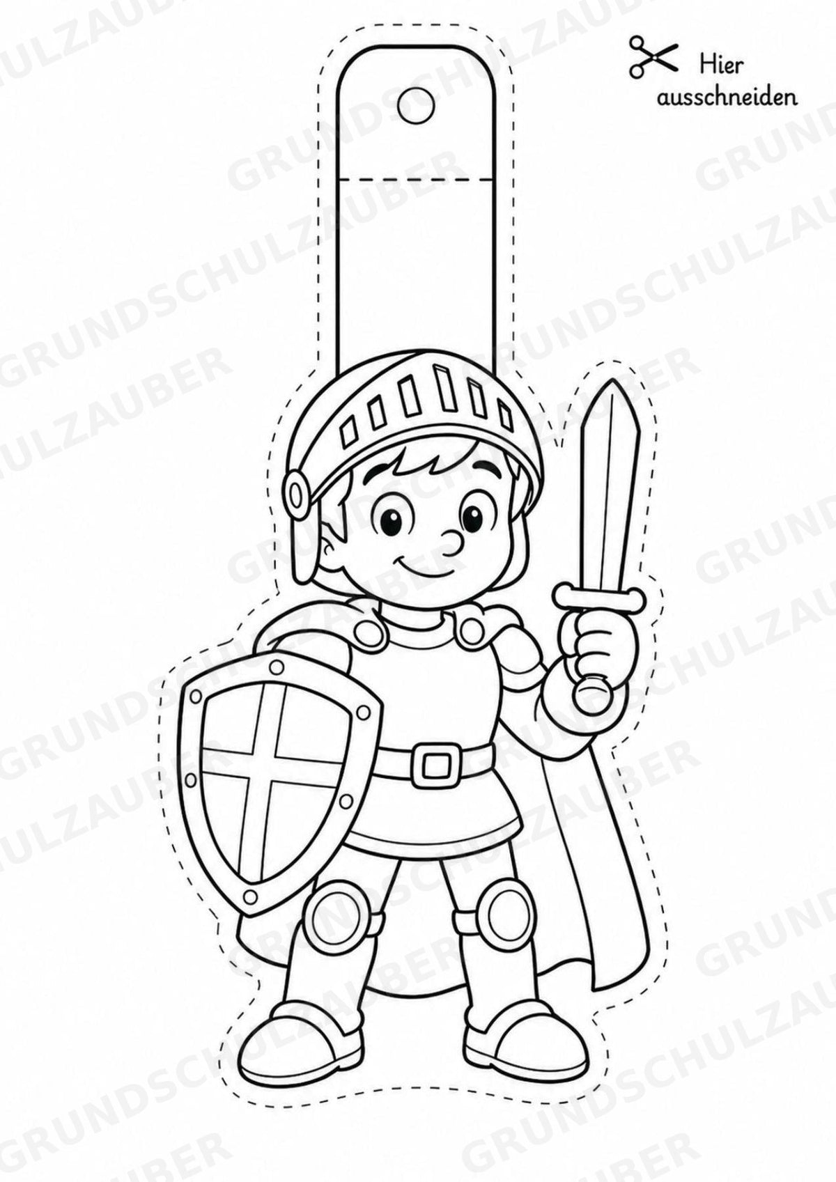 Märchen – Fensterdeko – Basteln – Ausmalbild – Ausschneiden – 15 Vorlagen – Materialseite 8
