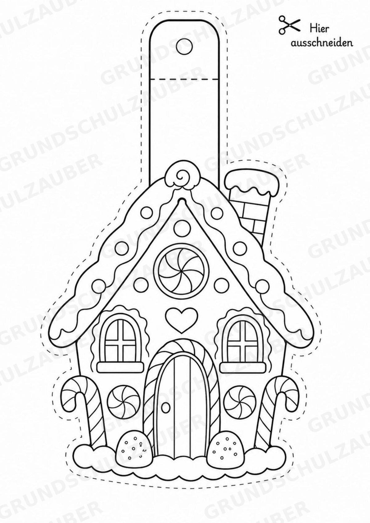 Märchen – Fensterdeko – Basteln – Ausmalbild – Ausschneiden – 15 Vorlagen – Materialseite 10