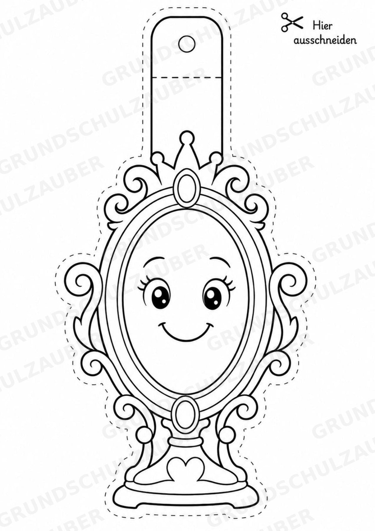 Märchen – Fensterdeko – Basteln – Ausmalbild – Ausschneiden – 15 Vorlagen – Materialseite 11
