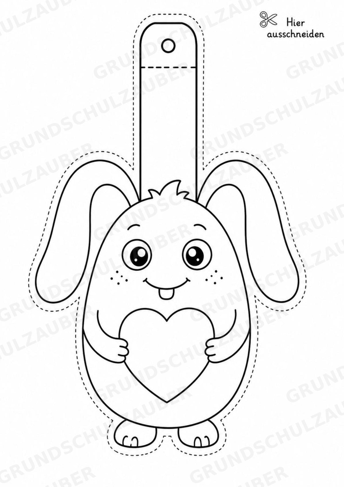 Monster – Fensterdeko – Basteln – Ausmalbild – Ausschneiden – 15 Vorlagen – Materialseite 6
