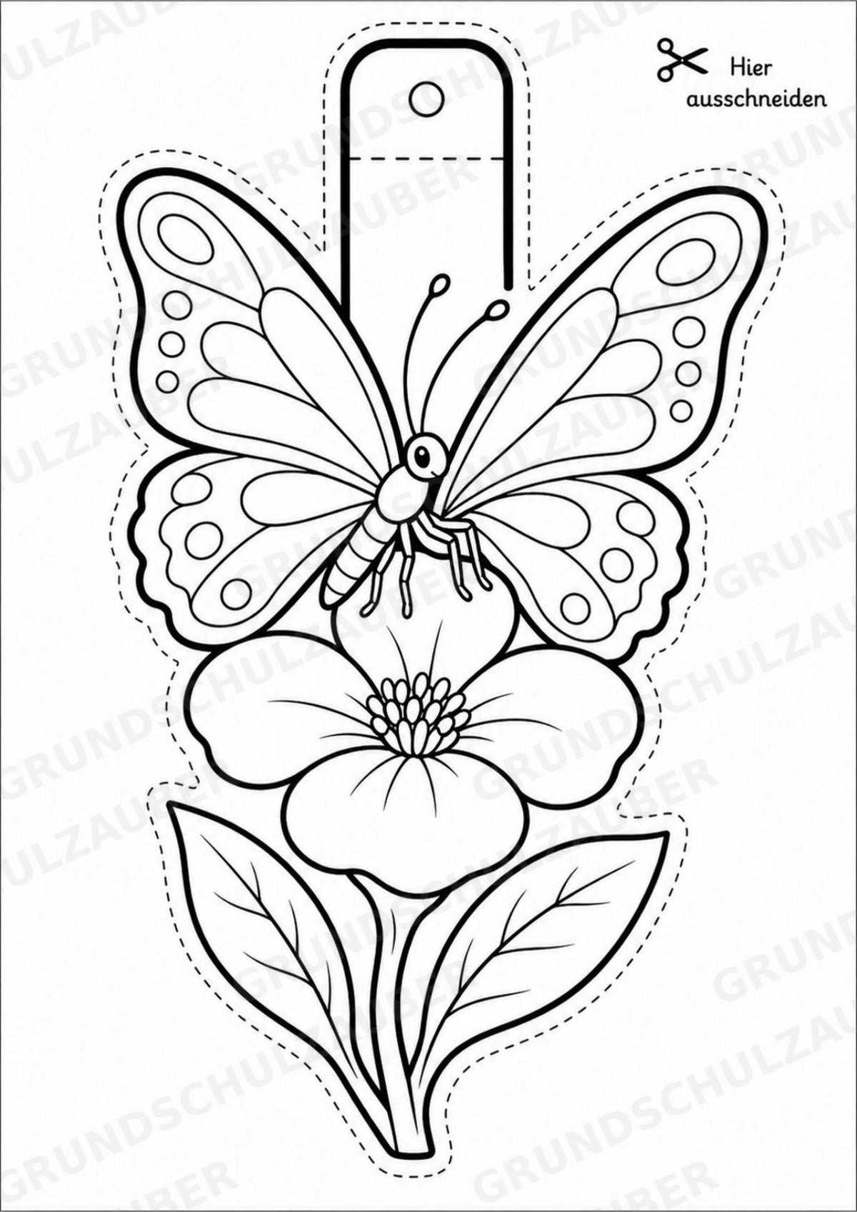 Natur – Fensterdeko – Basteln – Ausmalbild – Ausschneiden – 15 Vorlagen – Materialseite 5