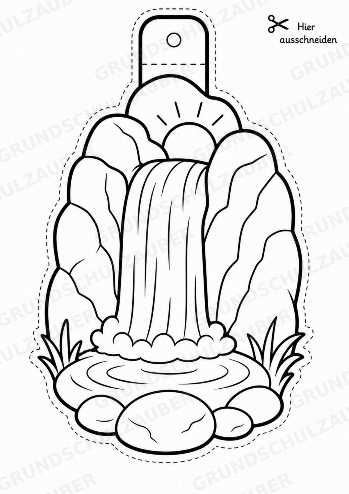 Natur – Fensterdeko – Basteln – Ausmalbild – Ausschneiden – 15 Vorlagen – Materialseite 8