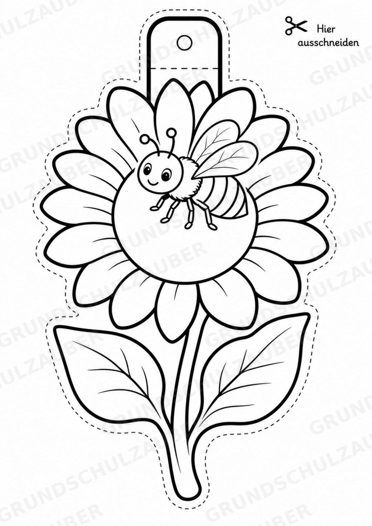 Natur – Fensterdeko – Basteln – Ausmalbild – Ausschneiden – 15 Vorlagen – Materialseite 12