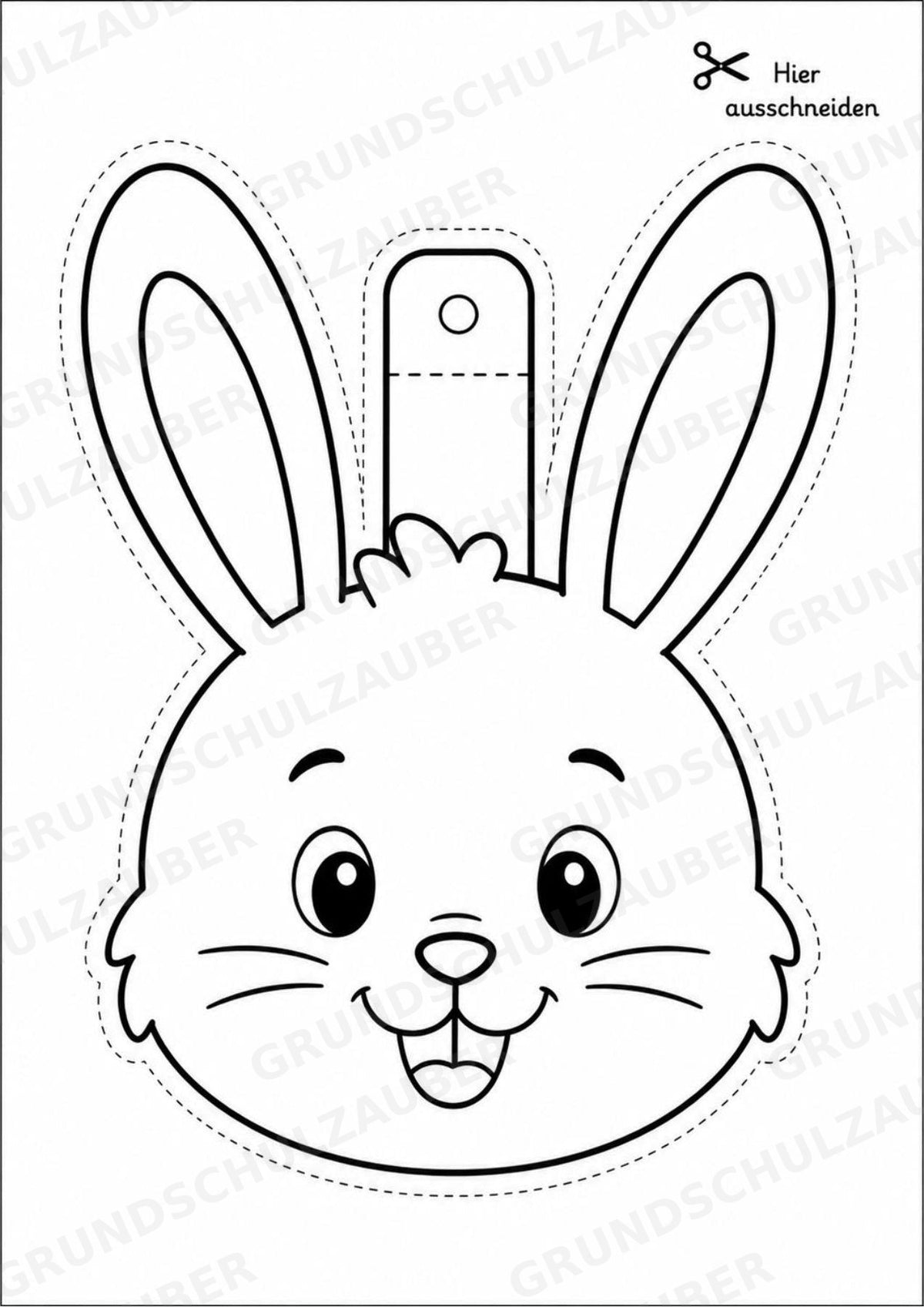 Ostern – Fensterdeko – Basteln – Ausmalbild – Ausschneiden – 15 Vorlagen – Materialseite 4