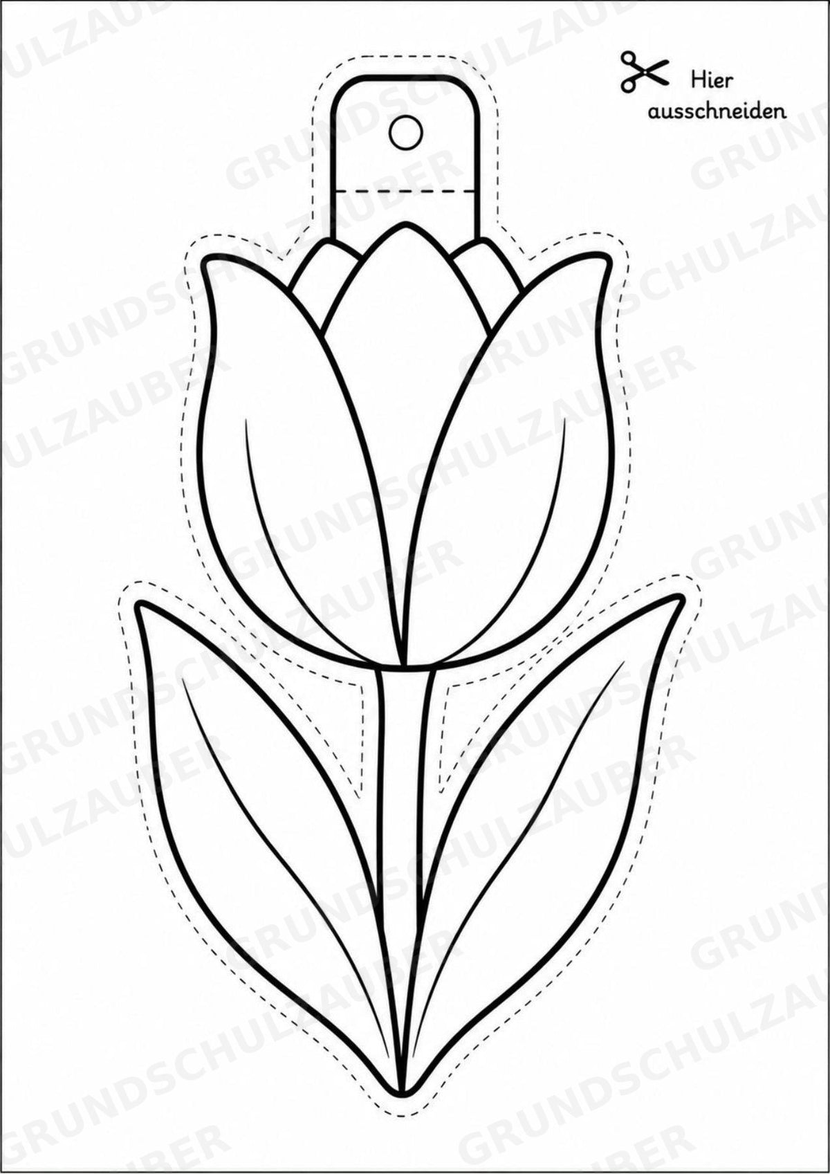 Ostern – Fensterdeko – Basteln – Ausmalbild – Ausschneiden – 15 Vorlagen – Materialseite 7