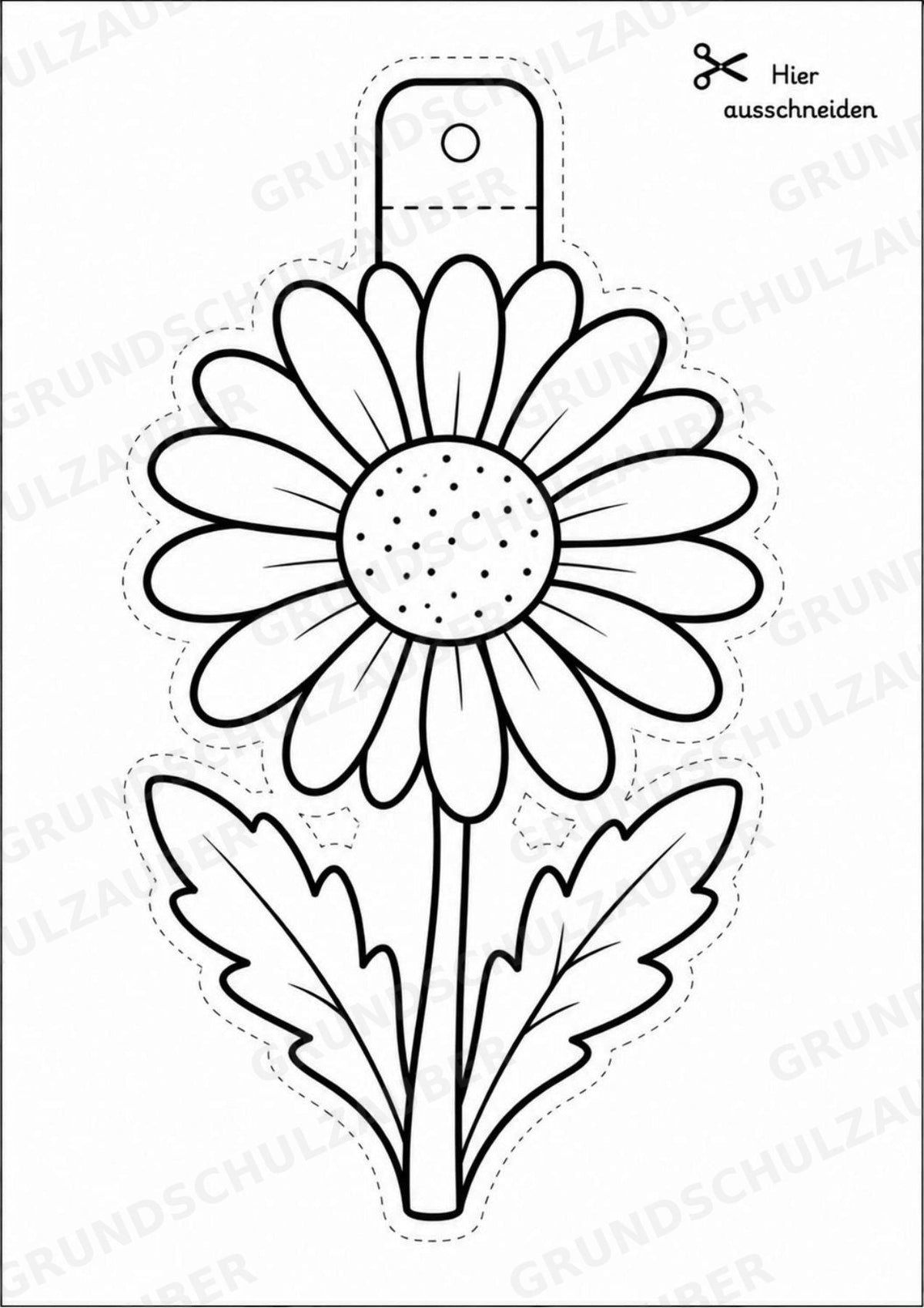 Ostern – Fensterdeko – Basteln – Ausmalbild – Ausschneiden – 15 Vorlagen – Materialseite 8