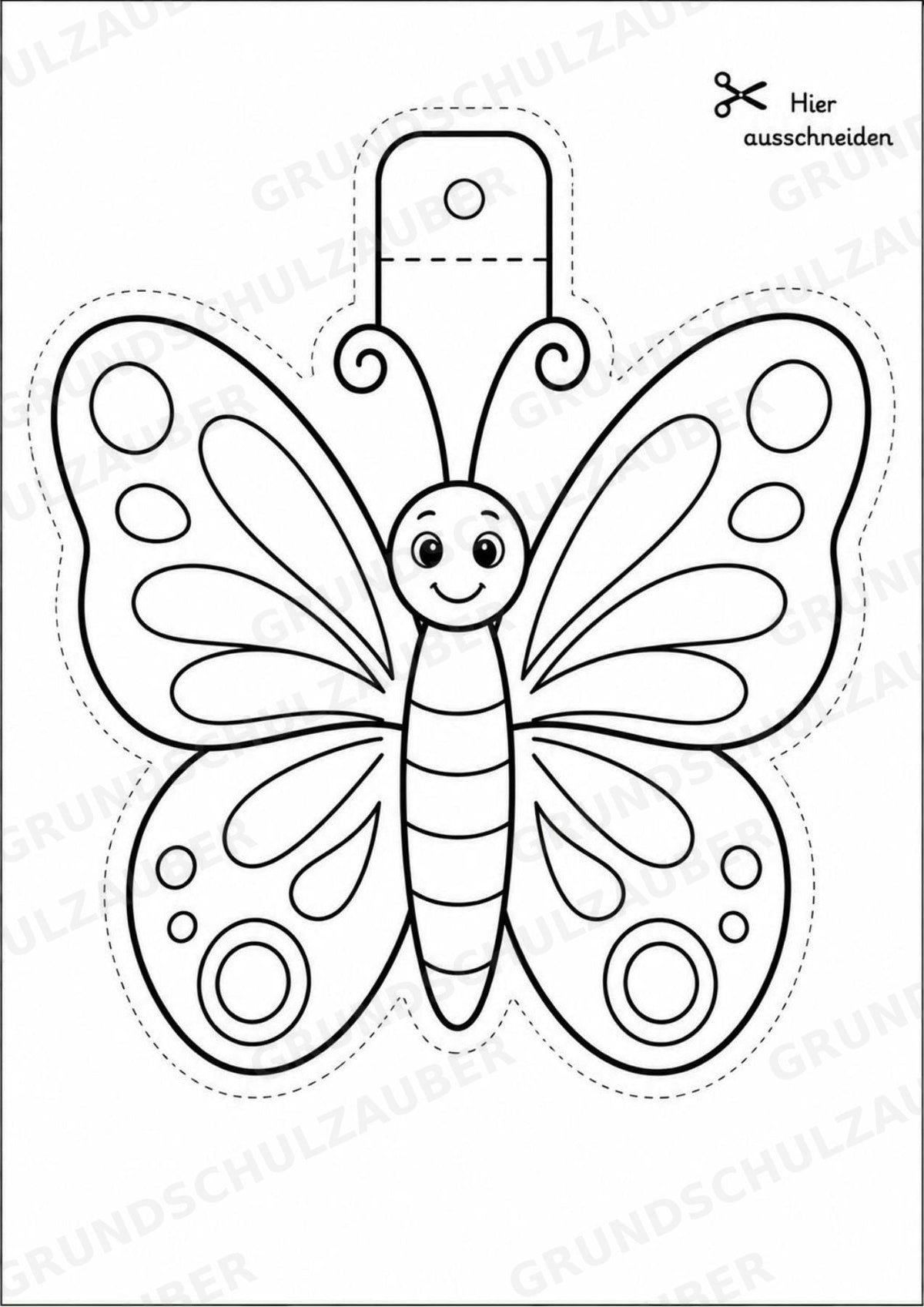 Ostern – Fensterdeko – Basteln – Ausmalbild – Ausschneiden – 15 Vorlagen – Materialseite 9