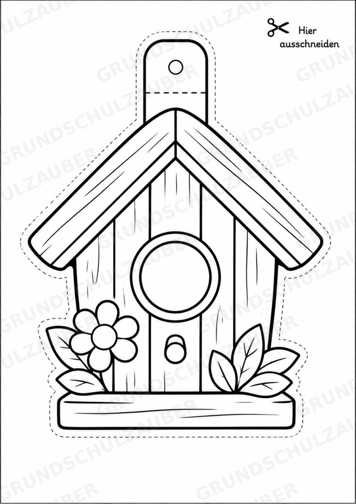 Ostern – Fensterdeko – Basteln – Ausmalbild – Ausschneiden – 15 Vorlagen – Materialseite 10