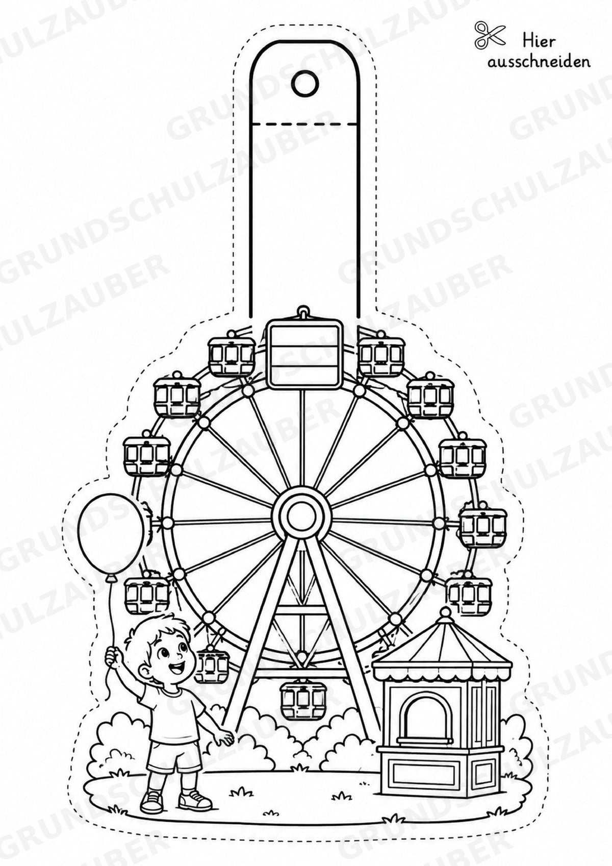 Österreich – Fensterdeko – Basteln – Ausmalbild – Ausschneiden – 15 Vorlagen – Materialseite 9