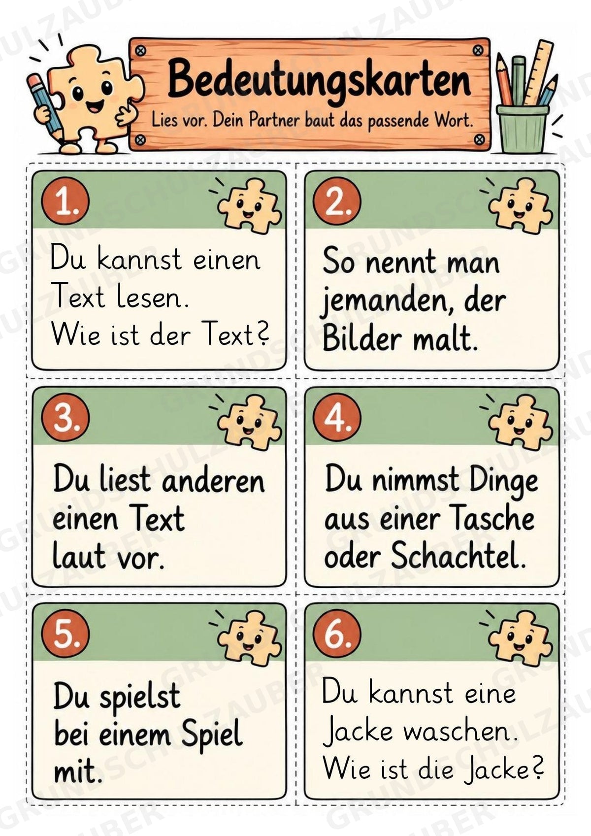 Die Wörterwerkstatt | Wortbausteine, Wortbildung & Wortstamm | Wortfamilien, Vorsilben & Nachsilben | 20 Arbeitsblätter Deutsch Klasse 2–3 – Materialseite 30