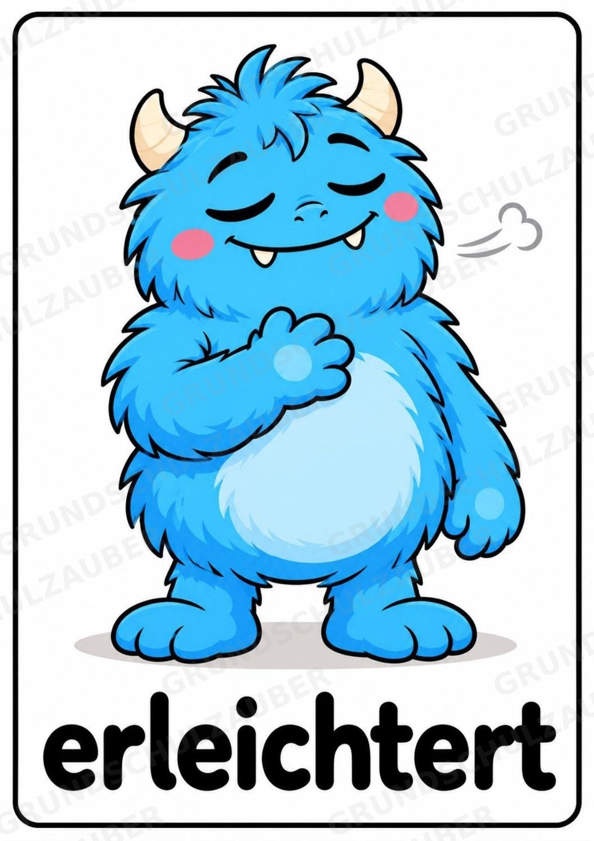 Gefühle & Emotionen – 12 Monsterposter in A4 | Gefühlsmonster für Grundschule, Kita, Morgenkreis & soziales Lernen | Poster – Materialseite 11