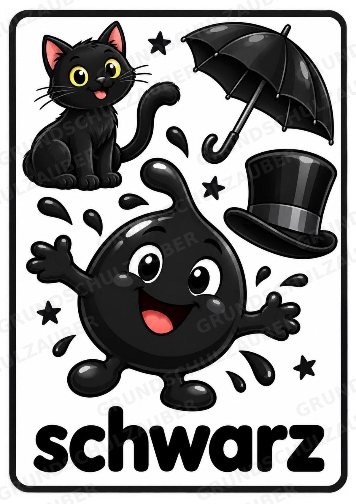 Farben lernen – 10 Farbposter DIN A4 | Kita, Vorschule & Grundschule | Sprachförderung, DaZ und Klassenraumgestaltung – Materialseite 10