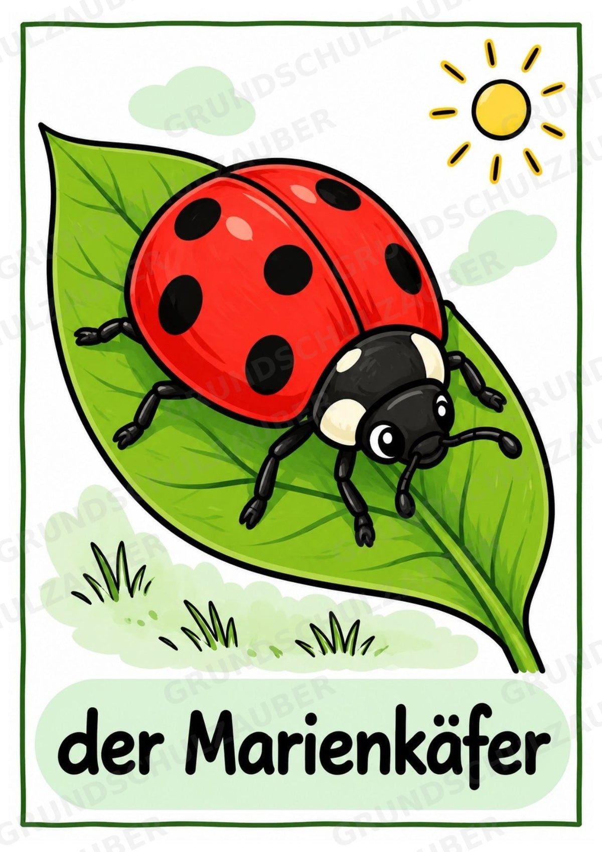Frühling – 10 Poster & 20 Bildkarten | DIN A4 und A6 | Wortschatz, Sprachförderung, DaZ, Kita & Grundschule – Materialseite 5