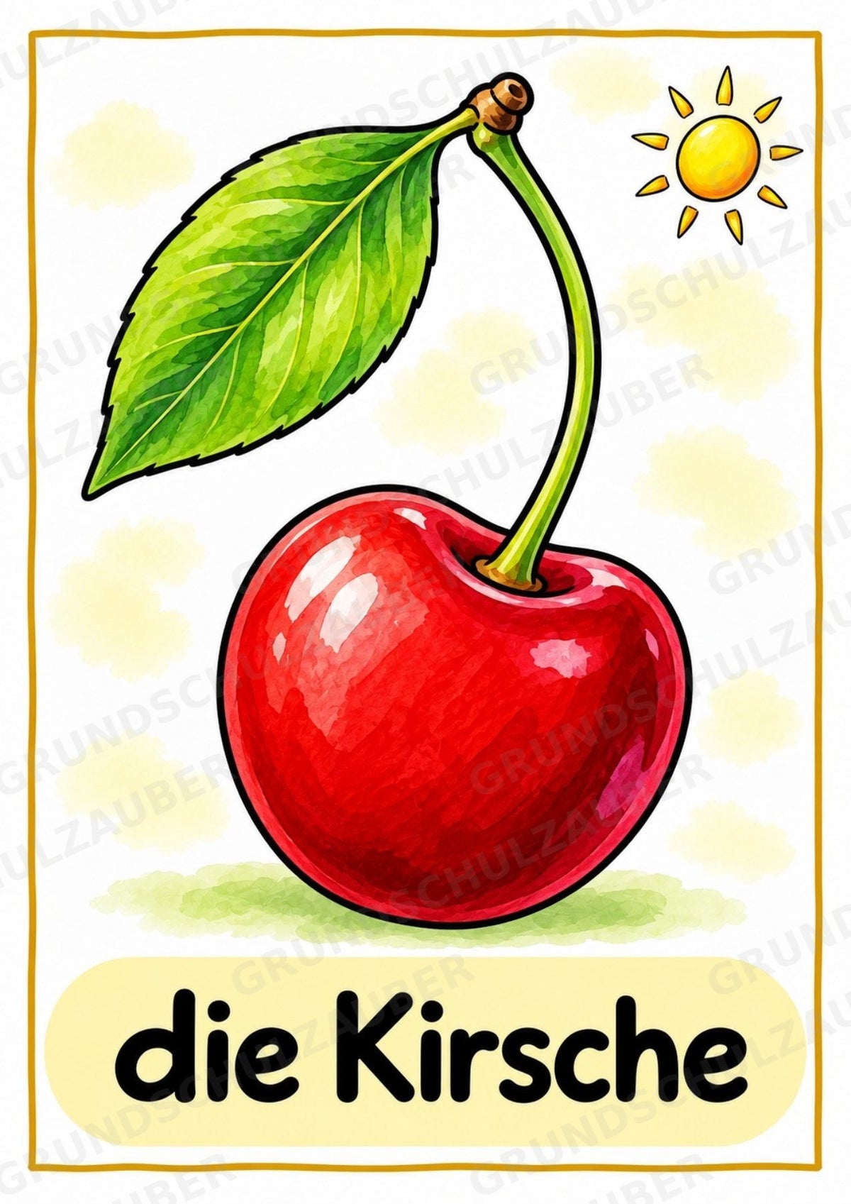 Sommer in der Grundschule | 10 Poster & 20 Bildkarten für Wortschatzarbeit, DaZ und Sprachförderung – Materialseite 6