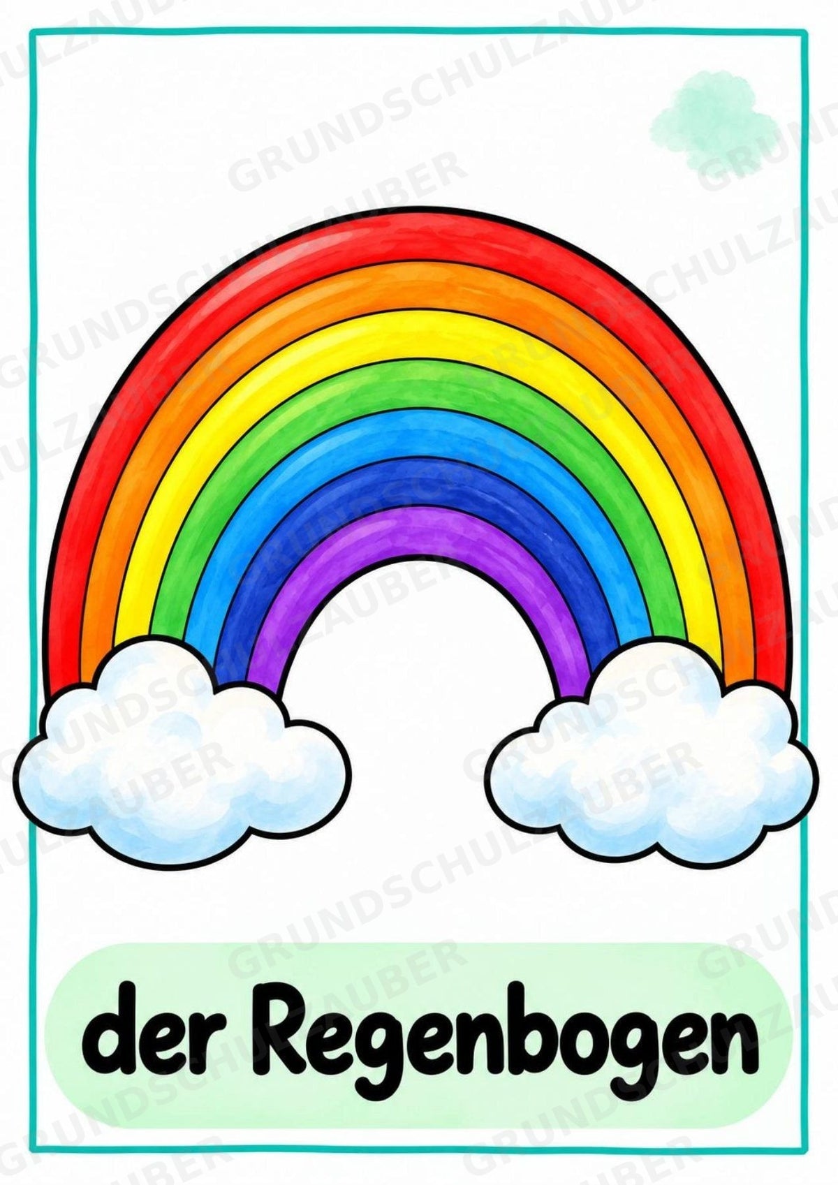 Wetter in der Grundschule | 10 Poster & 20 Bildkarten für Sachunterricht, DaZ und Sprachförderung – Materialseite 6