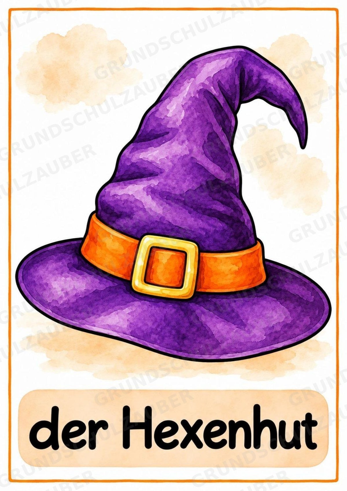 Halloween Bildkarten & Poster für die Grundschule | 10 A4-Poster + 20 A6-Karten für Wortschatz, Sprachförderung & DaZ – Materialseite 8