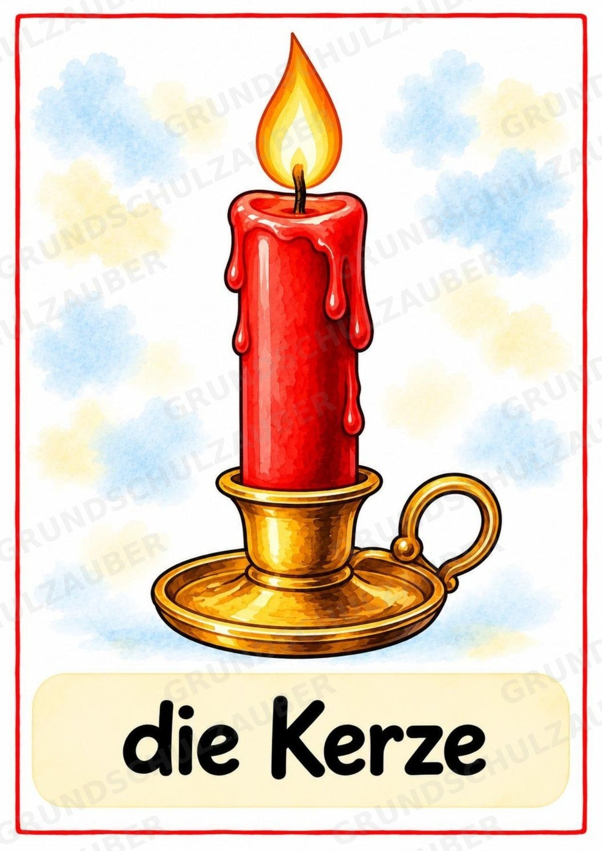 Weihnachten Bildkarten zum Ausdrucken – 10 A4-Poster & 20 A6-Karten | Wortschatz für Grundschule, Vorschule und DaZ – Materialseite 6