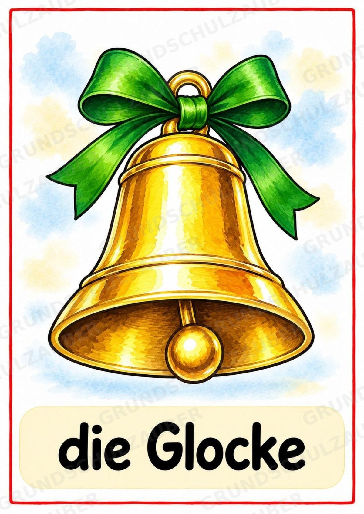 Weihnachten Bildkarten zum Ausdrucken – 10 A4-Poster & 20 A6-Karten | Wortschatz für Grundschule, Vorschule und DaZ – Materialseite 7