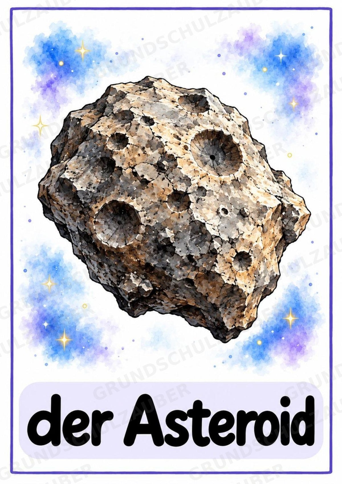 Universum & Weltraum: 30 Poster A4 + 40 Bildkarten A6 | Planeten, Sterne & Raumfahrt | Sachunterricht Grundschule & DaZ – Materialseite 15
