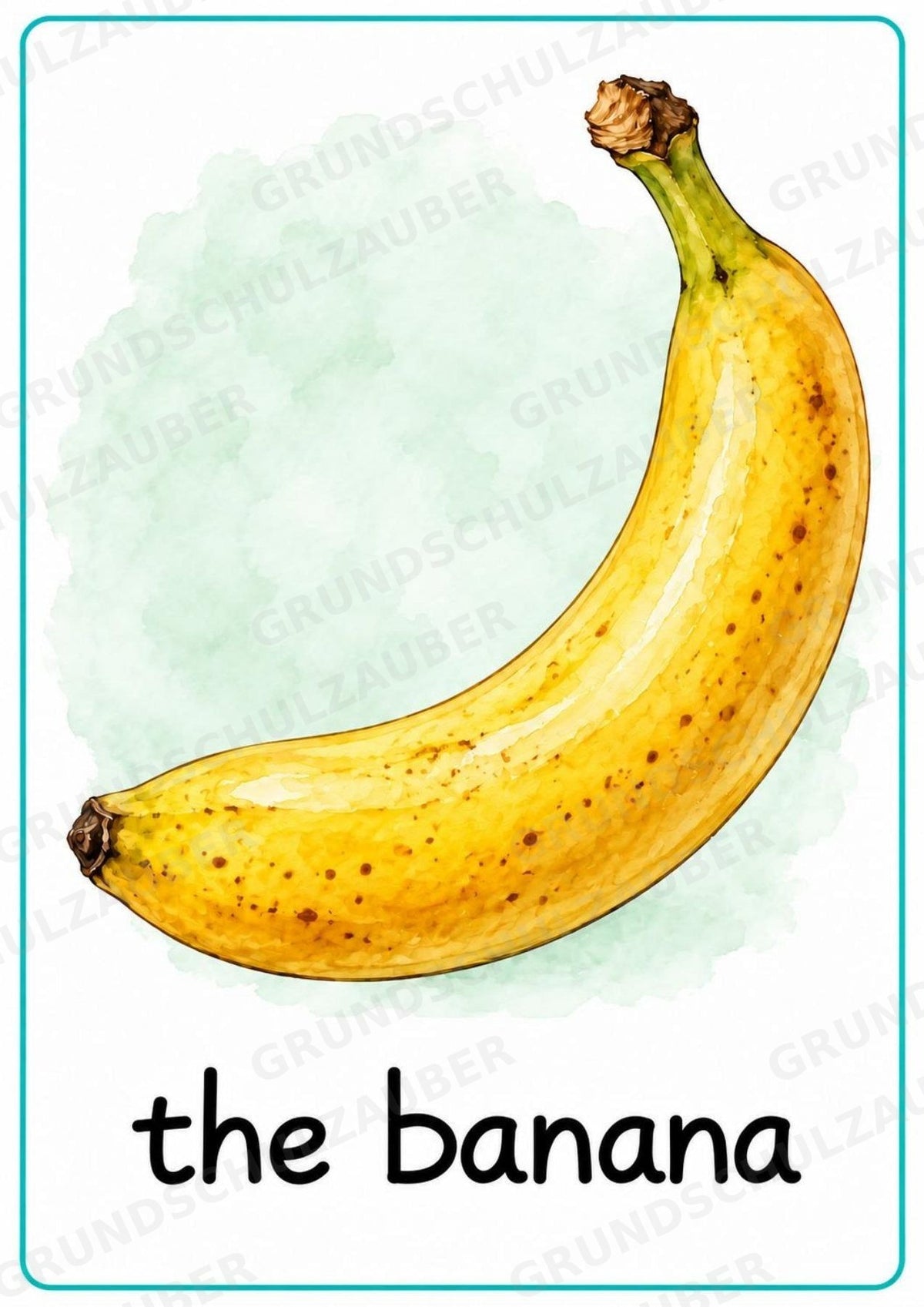Obst Englisch: 15 Poster DIN A4 | Fruit Vocabulary und Wortschatzwand für den Englischunterricht in der Grundschule – Materialseite 4