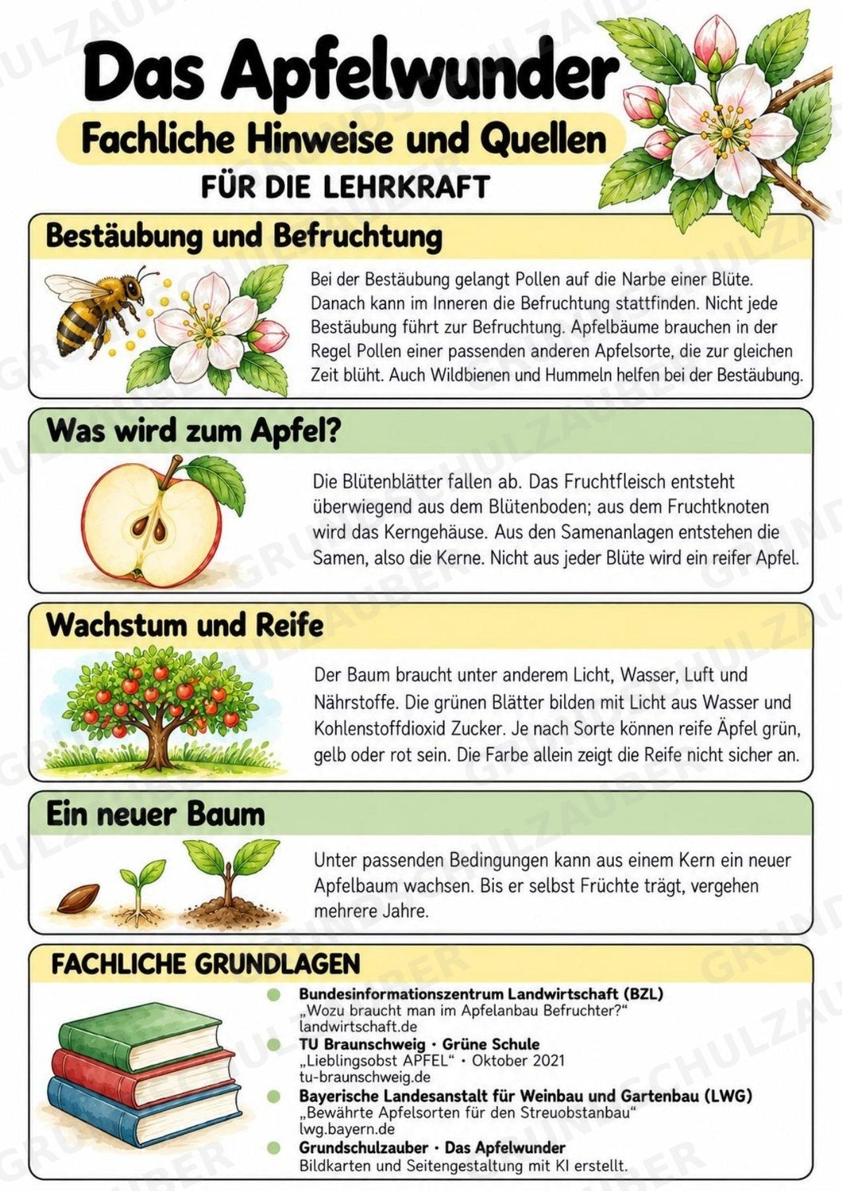 Das Apfelwunder: Kamishibai Apfel für Vorschule & Klasse 1/2 – Materialseite 24