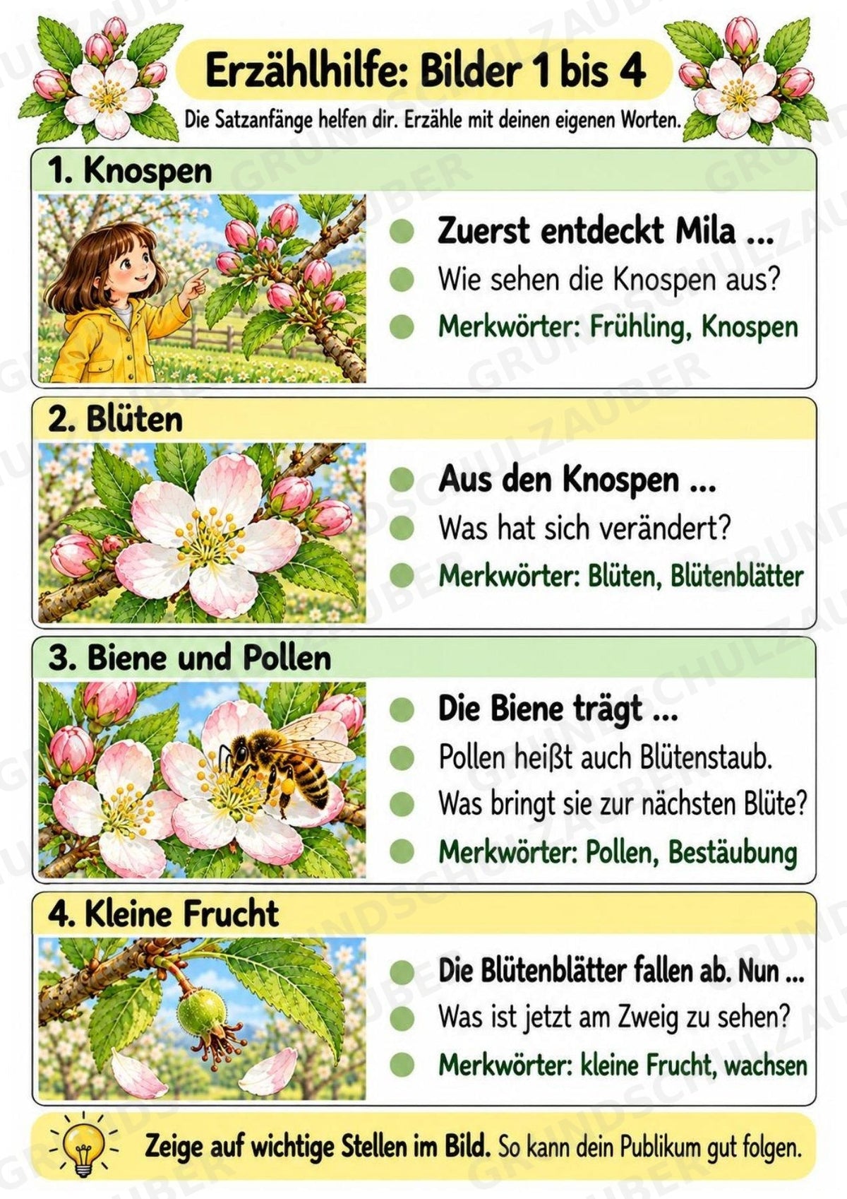 Apfeltheater basteln: Mini-Kamishibai Apfel für Klasse 1/2 | Kamishibai – Materialseite 11