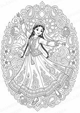Aserbaidschan Mandalas Ausmalbilder – Länder und Kulturen – 15 Malvorlagen – Materialseite 9