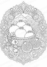 Aserbaidschan Mandalas Ausmalbilder – Länder und Kulturen – 15 Malvorlagen – Materialseite 11