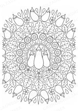 Aubergine Mandalas Ausmalbilder – Gemüse – 15 Malvorlagen – Materialseite 7