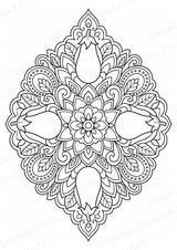 Aubergine Mandalas Ausmalbilder – Gemüse – 15 Malvorlagen – Materialseite 8