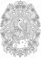 Australien Mandalas Ausmalbilder – Länder und Kulturen – 15 Malvorlagen – Materialseite 10