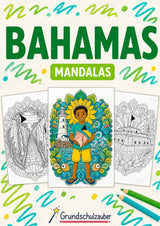 Bahamas Mandalas Ausmalbilder – Länder und Kulturen – 15 Malvorlagen – Cover