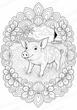 Bahamas Mandalas Ausmalbilder – Länder und Kulturen – 15 Malvorlagen – Materialseite 7
