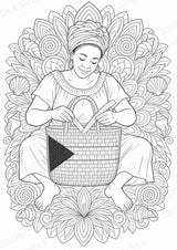 Bahamas Mandalas Ausmalbilder – Länder und Kulturen – 15 Malvorlagen – Materialseite 11