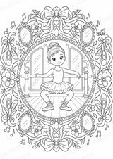 Ballett Mandalas Ausmalbilder – Sport – 15 Malvorlagen – Materialseite 5