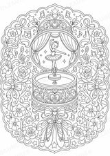 Ballett Mandalas Ausmalbilder – Sport – 15 Malvorlagen – Materialseite 15