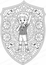 Basketball Mandalas Ausmalbilder – Sport – 15 Malvorlagen – Materialseite 9