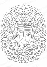 Bauernhof Mandalas Ausmalbilder – Berufe – 15 Malvorlagen – Materialseite 12