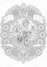 Belgien Mandalas Ausmalbilder – Länder und Kulturen – 15 Malvorlagen – Materialseite 10
