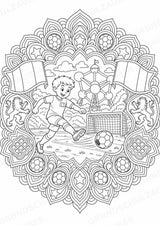 Belgien Mandalas Ausmalbilder – Länder und Kulturen – 15 Malvorlagen – Materialseite 11