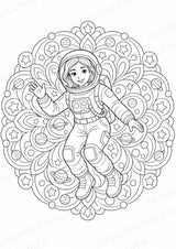 Berufe Mandalas Ausmalbilder – Berufe – 15 Malvorlagen – Materialseite 12