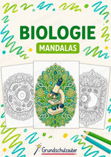 Biologie Mandalas Ausmalbilder – Bio – 15 Malvorlagen – Cover