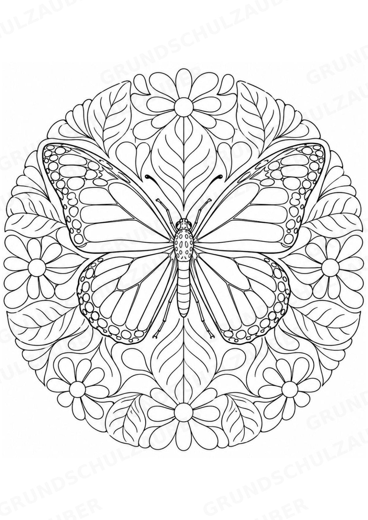 Biologie Mandalas Ausmalbilder – Bio – 15 Malvorlagen – Materialseite 7