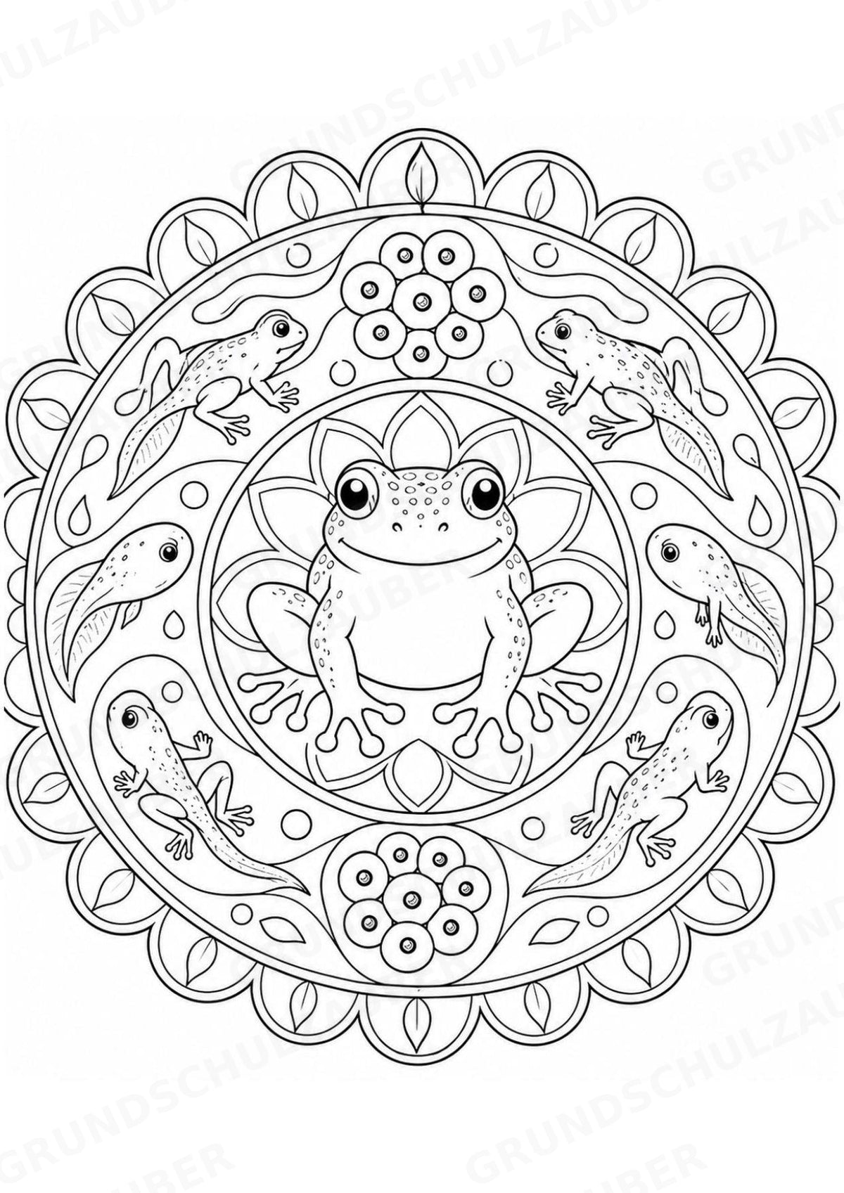 Biologie Mandalas Ausmalbilder – Bio – 15 Malvorlagen – Materialseite 12