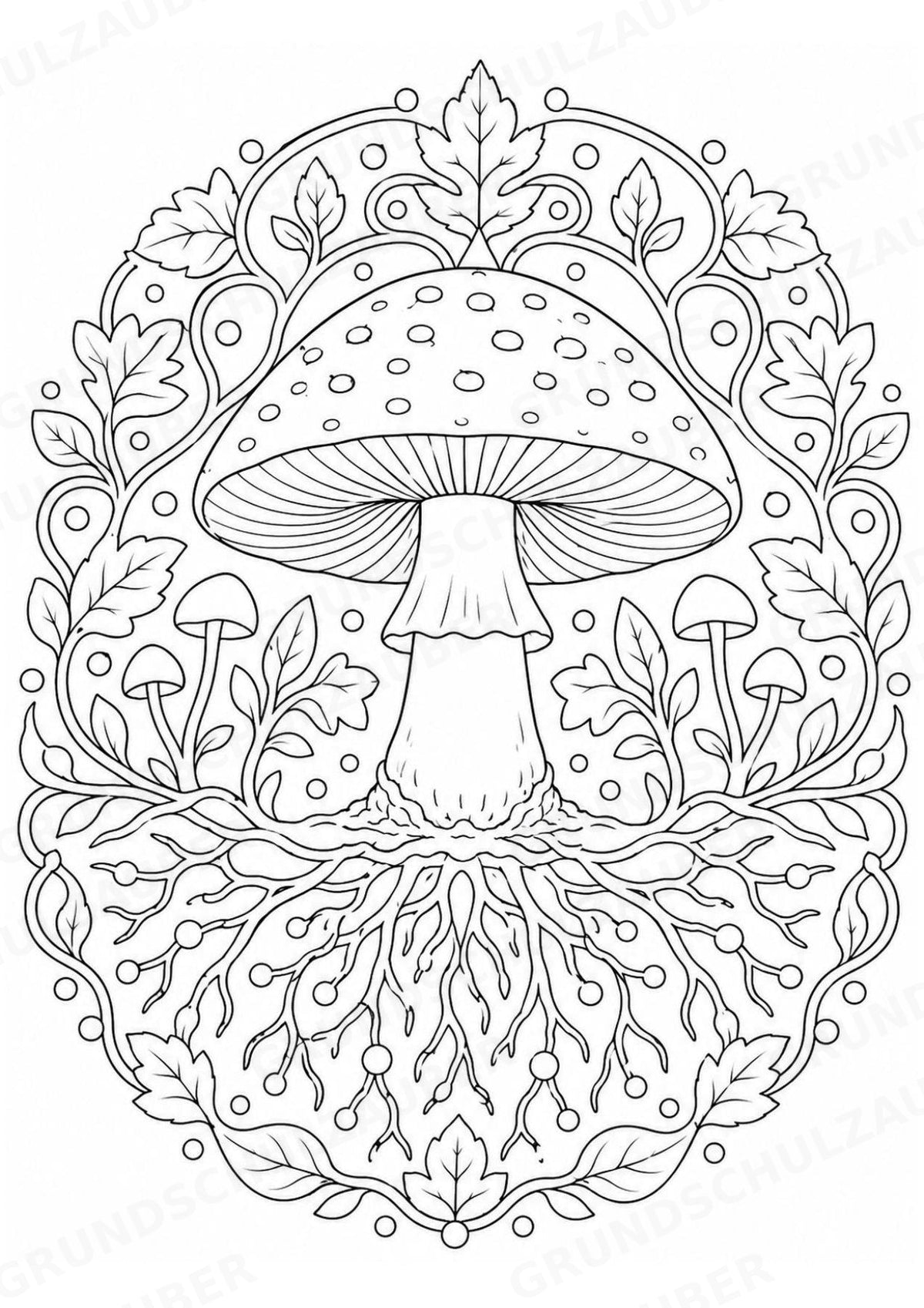 Biologie Mandalas Ausmalbilder – Bio – 15 Malvorlagen – Materialseite 14