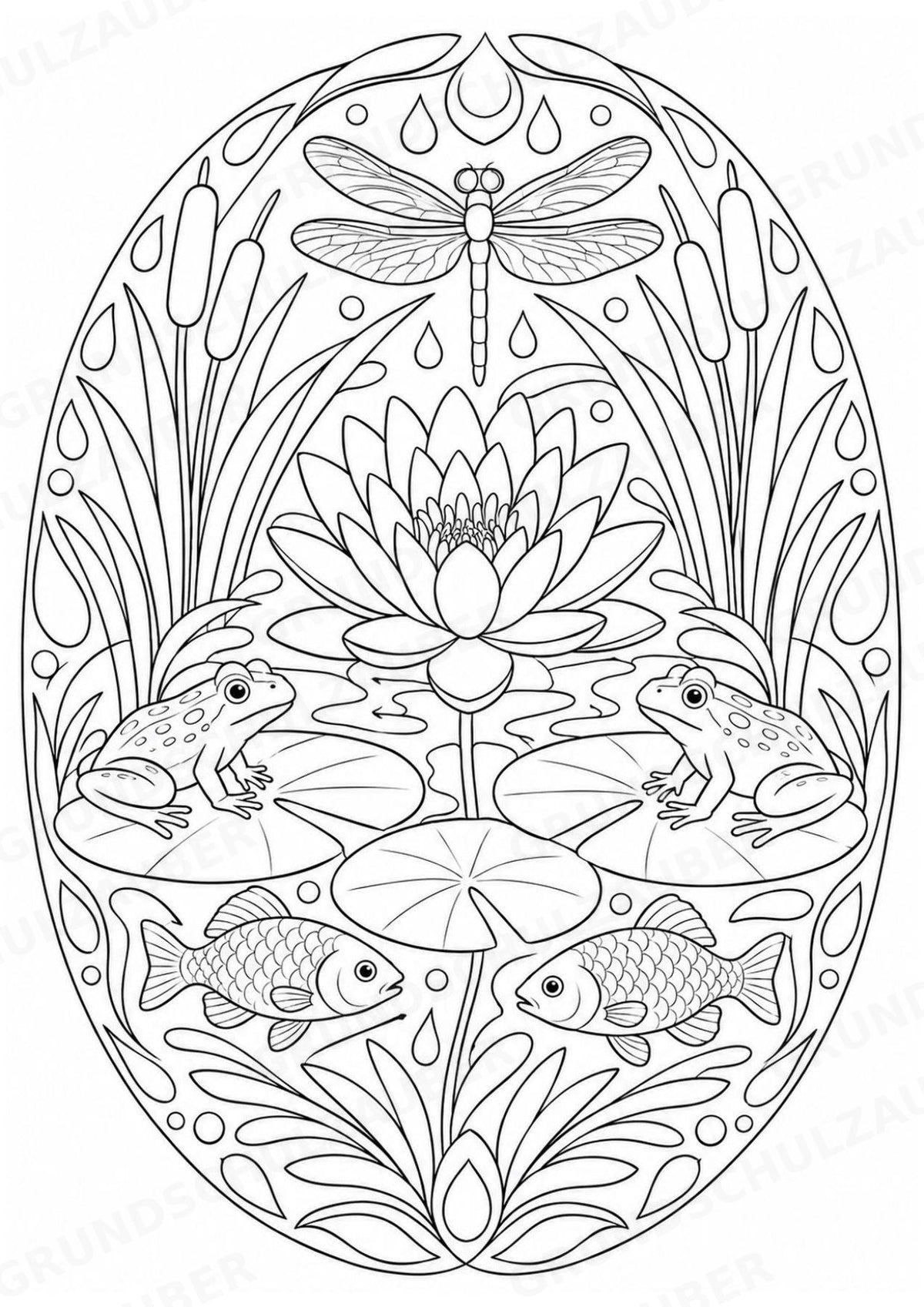 Biologie Mandalas Ausmalbilder – Bio – 15 Malvorlagen – Materialseite 16