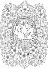 Birne Mandalas Ausmalbilder – Obst – 15 Malvorlagen – Materialseite 7